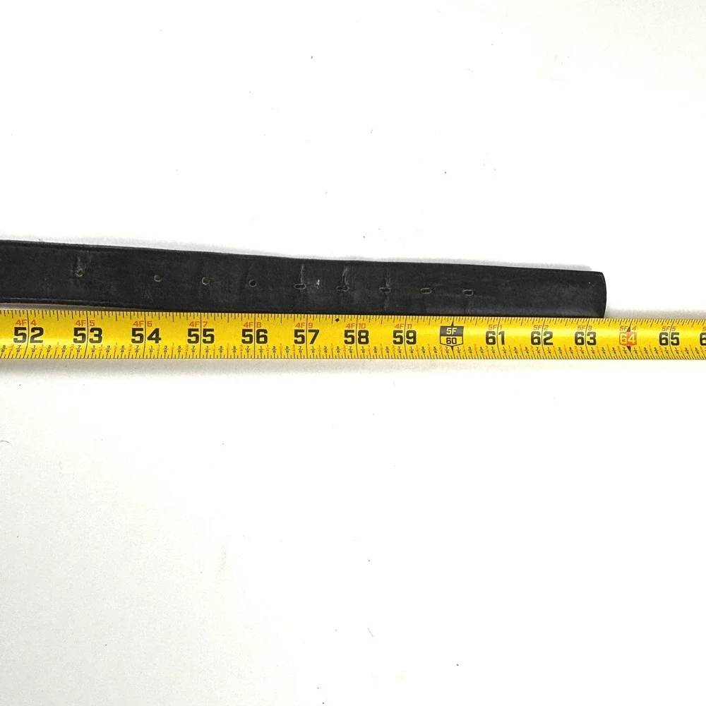 Danbury Leather Belt Mens‎ 58 Black Top Grain Leather Made in USA Classic